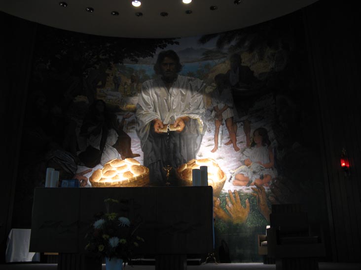 Altar Mural, St. Mary Star of The Sea Church, 4280 Gulf of Mexico Drive, Longboat Key, Florida