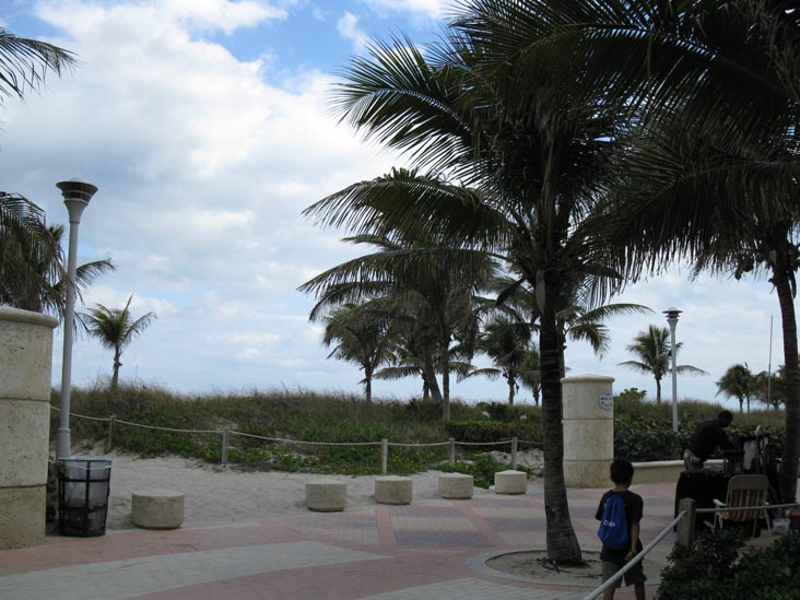 Beach Walk Near Loews Hotel, South Beach, Miami, Florida