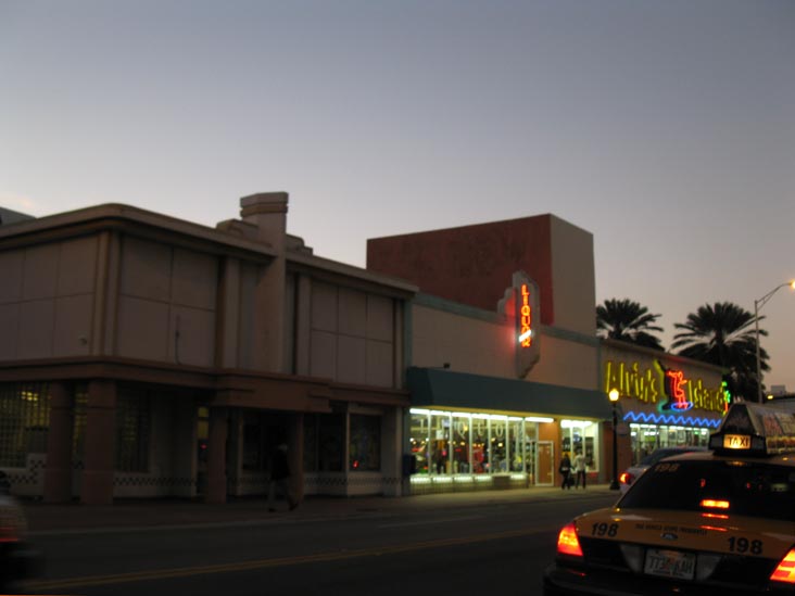 Collins Avenue and Lincoln Road, SW Corner, South Beach, Miami, Florida
