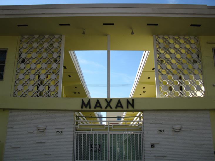 Maxan Apartments 250-260 Collins Avenue, South Beach, Miami, Florida