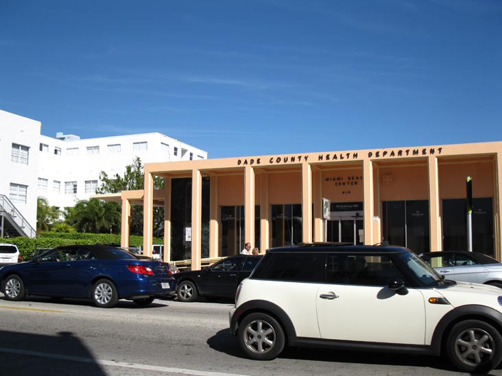 Dade County Health Department, 615 Collins Avenue, South Beach, Miami, Florida