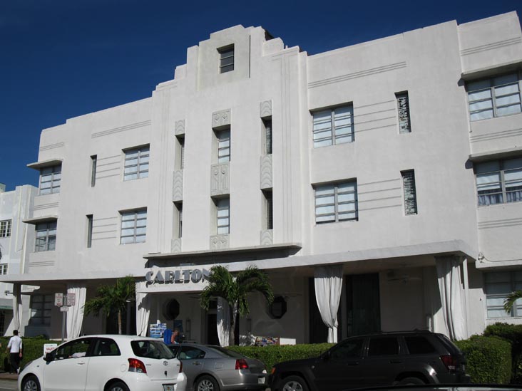 Carlton Hotel, 1433 Collins Avenue, South Beach, Miami, Florida