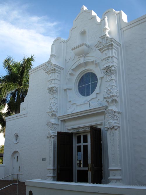 Miami Beach Community Church, South Side of Lincoln Road Between Pennsylvania and Drexel Avenues, South Beach, Miami, Florida