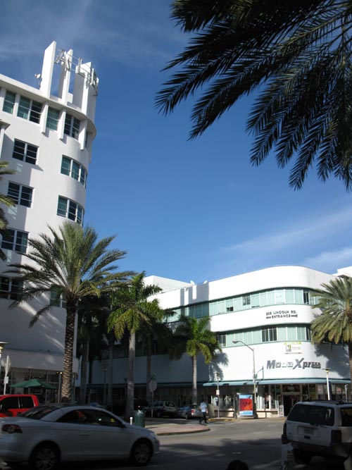North Side of Lincoln Road at James Avenue, South Beach, Miami, Florida