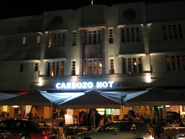Cardozo Hotel, 1300 Ocean Drive, South Beach, Miami, Florida
