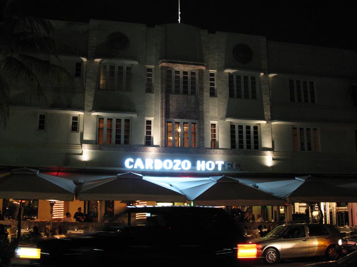 Cardozo Hotel, 1300 Ocean Drive, South Beach, Miami, Florida