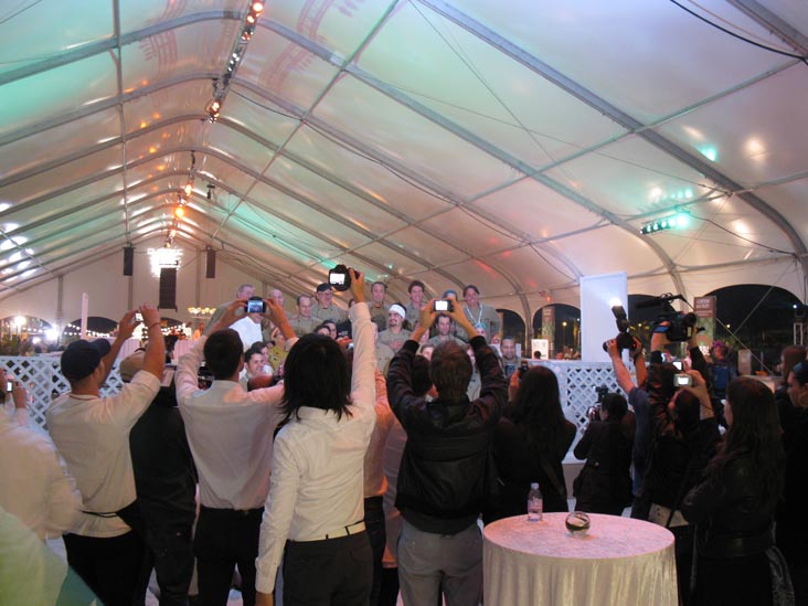 Group Photo, Bubble Q, South Beach Wine & Food Festival, South Beach, Miami, Florida, February 26, 2010