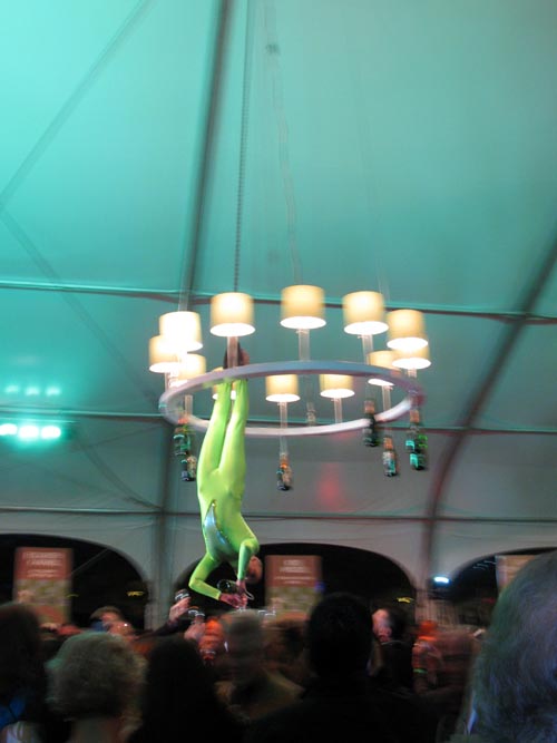 Perrier-Jouët Chandelier, Bubble Q, South Beach Wine & Food Festival, South Beach, Miami, Florida, February 26, 2010