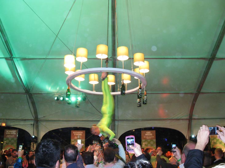 Perrier-Jouët Chandelier, Bubble Q, South Beach Wine & Food Festival, South Beach, Miami, Florida, February 26, 2010