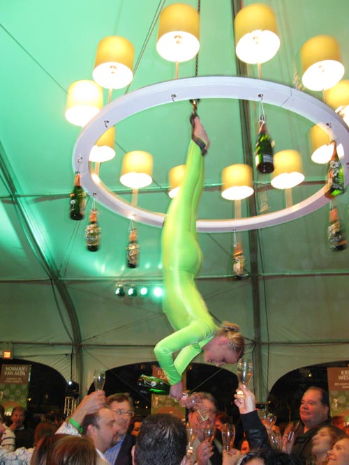 Perrier-Jouët Chandelier, Bubble Q, South Beach Wine & Food Festival, South Beach, Miami, Florida, February 26, 2010