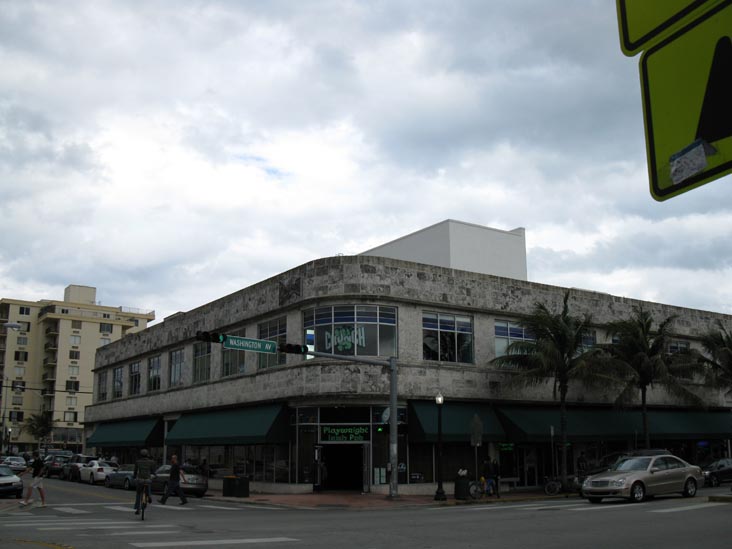 Washington Avenue and 13th Street, SE Corner, South Beach, Miami, Florida