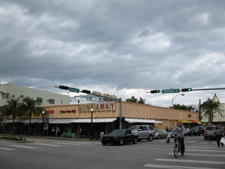 Washington Avenue and 14th Street, NE Corner, South Beach, Miami, Florida