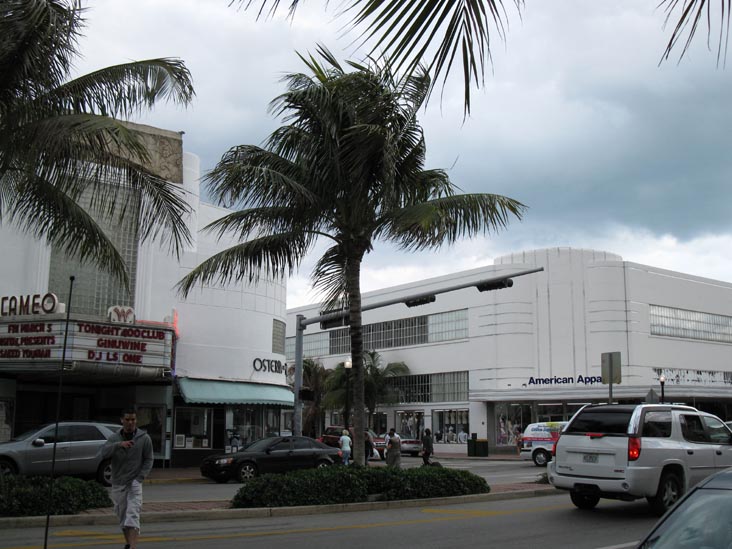 East Side of Washington Avenue at Espanola Way, South Beach, Miami, Florida