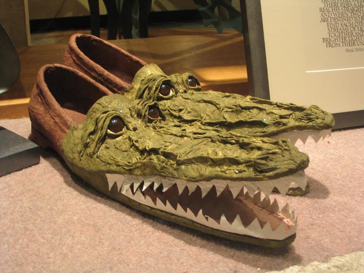 Alligator Slippers, St. Armands Circle, Sarasota, Florida, November 11, 2004