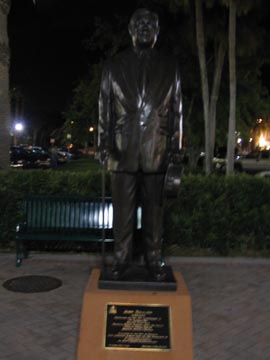 John Ringling Statue, St. Armands Circle, Sarasota, Florida, November 11, 2004