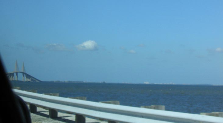 Sunshine Skyway Approach from South, Tampa-St. Petersburg, Florida, November 3, 2003