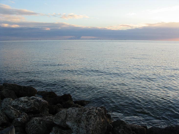 Gulf of Mexico from Sunshine Skyway North Pier, Tampa-St. Petersburg, Florida, November 13, 2004