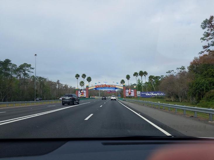 Epcot Center Drive, Disney World, Florida, February 19, 2019