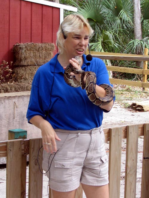 Misunderstood Creatures Reptiles Show, Weeki Wachee Springs, 6131 Commercial Way, Weeki Wachee, Florida, November 14, 2004