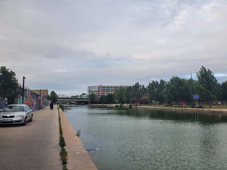 Canal Saint-Denis at Aubervilliers-Paris Border, France, July 16, 2025