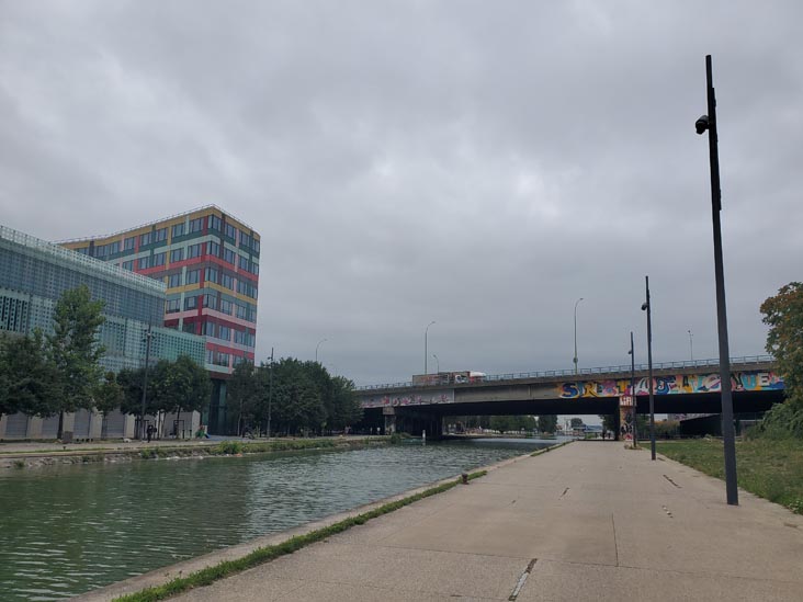 Canal Saint-Denis at Boulevard Périphérique, Paris, France, July 16, 2025