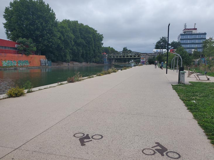 Canal Saint-Denis, Aubervilliers, France, July 16, 2025