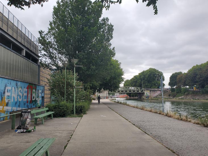 Canal Saint-Denis, Aubervilliers, France, July 16, 2025