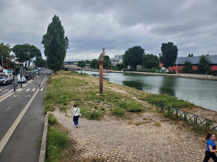 Canal Saint-Denis Near Rue de Saint-Gobain, Aubervilliers, France, July 16, 2025
