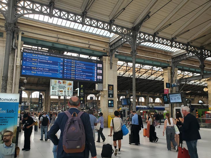 Gare du Nord, 10e Arrondissement, Paris, France, July 18, 2025