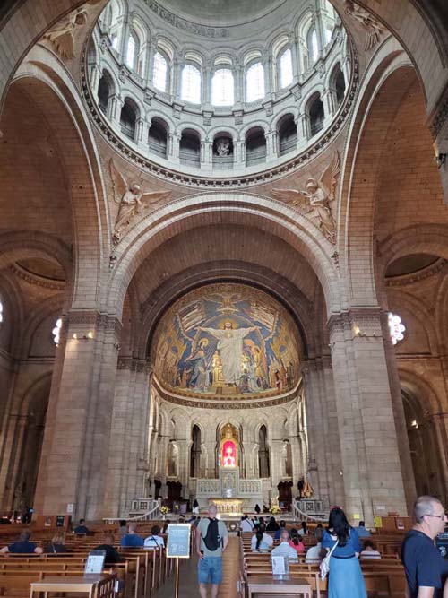 Basilique du Sacré-Cœur de Montmartre (Basilica of the Sacred Heart), Montmartre, 18e Arrondissement, Paris, France, July 15, 2025