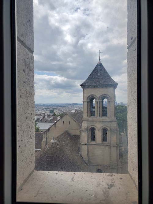 View From Dôme Stairs, Basilique du Sacré-Cœur de Montmartre (Basilica of the Sacred Heart), Montmartre, 18e Arrondissement, Paris, France, July 15, 2025