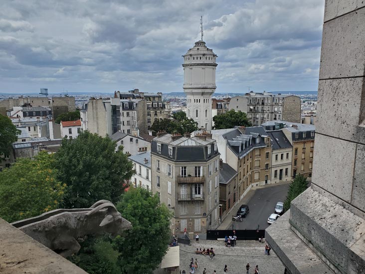 View From Dôme Stairs, Basilique du Sacré-Cœur de Montmartre (Basilica of the Sacred Heart), Montmartre, 18e Arrondissement, Paris, France, July 15, 2025