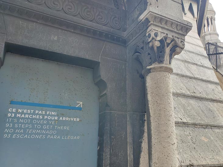 Dôme Stairs, Basilique du Sacré-Cœur de Montmartre (Basilica of the Sacred Heart), Montmartre, 18e Arrondissement, Paris, France, July 15, 2025