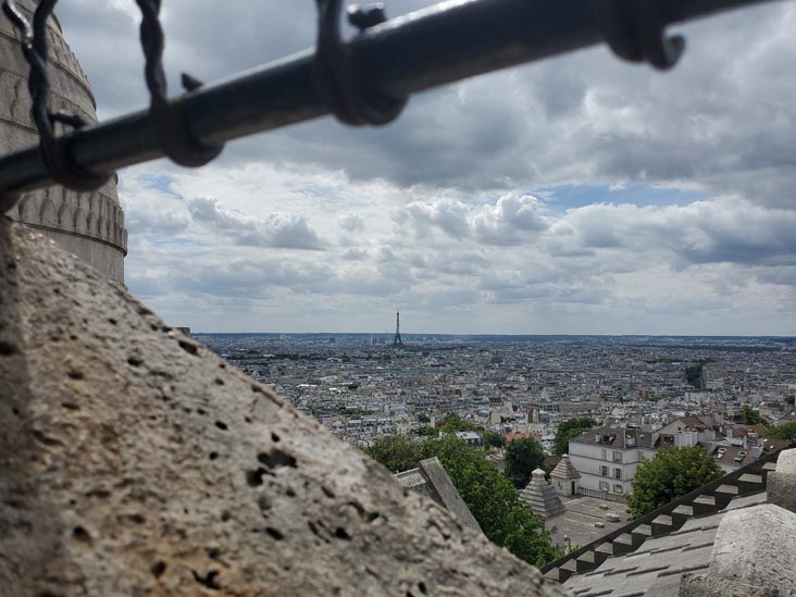 View From Dôme Stairs, Basilique du Sacré-Cœur de Montmartre (Basilica of the Sacred Heart), Montmartre, 18e Arrondissement, Paris, France, July 15, 2025