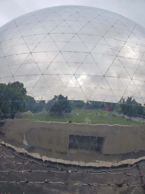 La Géode, Cité des Sciences et de l'Industrie, Parc de la Villette, Paris, France, July 16, 2025