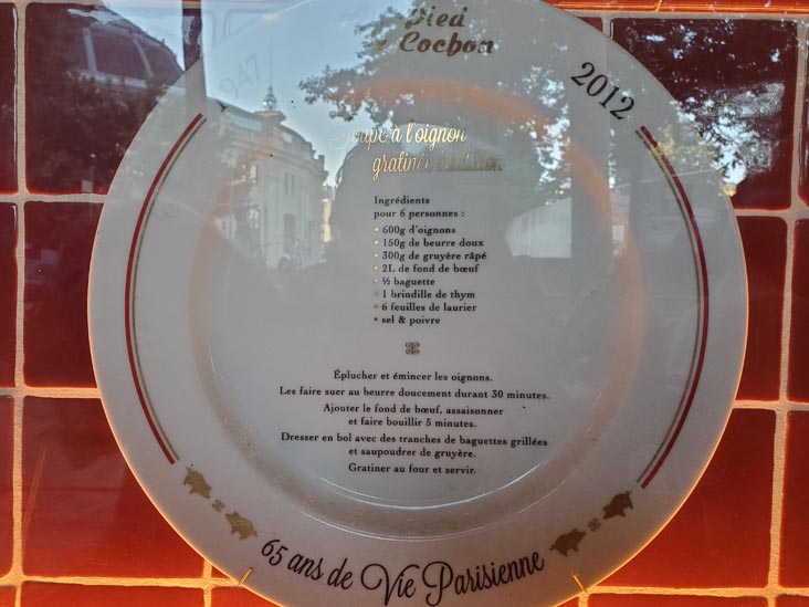 Soupe à l'Oignon Recipe, Au Pied de Cochon, 6 Rue Coquillière, 1er Arrondissement, Paris, France, July 17, 2025