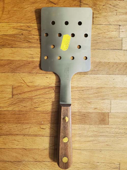 E. DEHILLERIN Stainless Steel Slotted Spatula