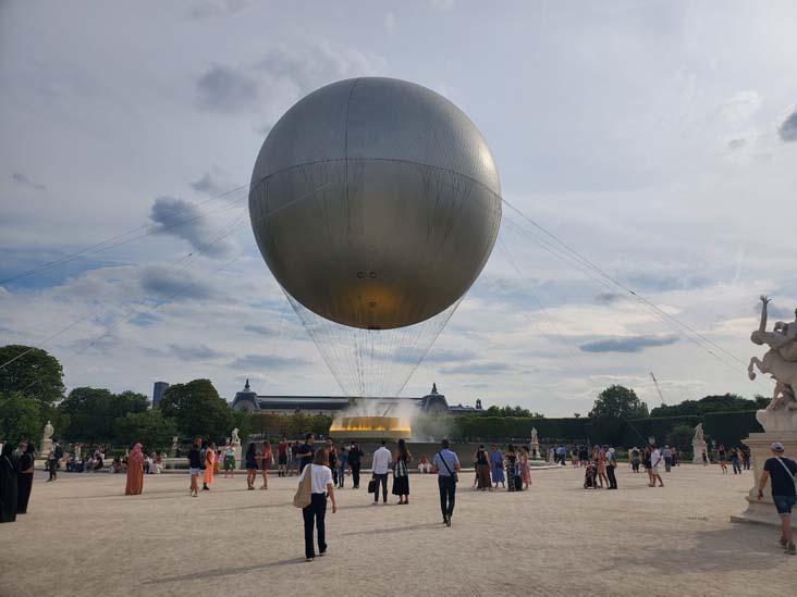 Olympic Cauldron, Jardin des Tuileries/Tuileries Garden, 1er Arrondissement, Paris, France, July 18, 2025