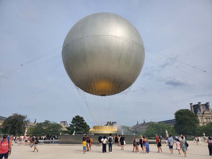 Olympic Cauldron, Jardin des Tuileries/Tuileries Garden, 1er Arrondissement, Paris, France, July 18, 2025