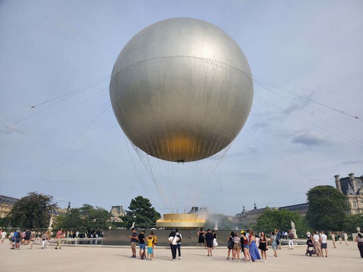 Olympic Cauldron, Jardin des Tuileries/Tuileries Garden, 1er Arrondissement, Paris, France, July 18, 2025