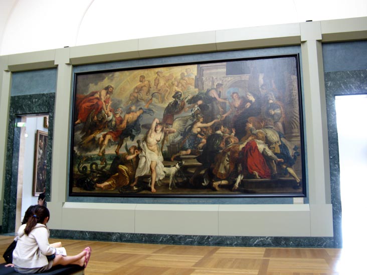 L'Apothéose d'Henri IV et la Proclamation de la Régence de la Reine le 14 Mai 1610, Musée du Louvre, Paris, France, May 25, 2009