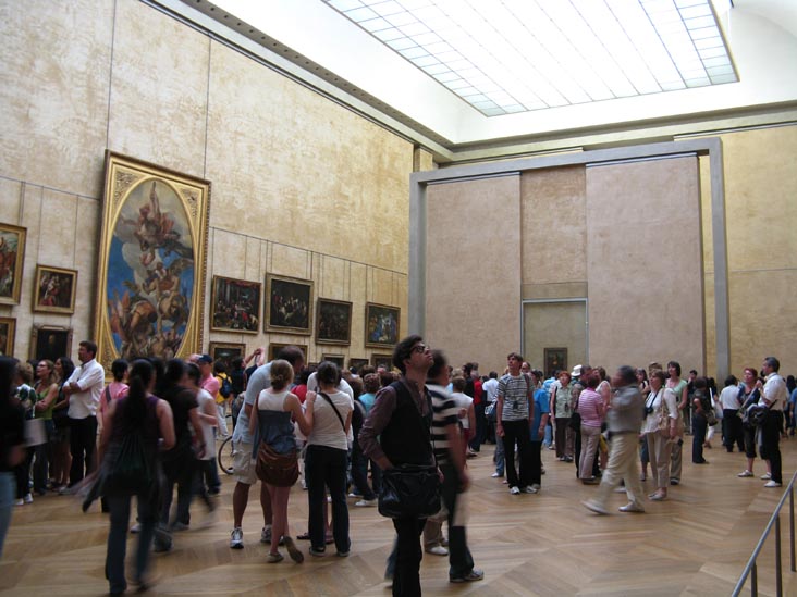 La Joconde (Mona Lisa), Leonardo da Vinci, Room 6, Denon Wing, Musée du Louvre, Paris, France, May 25, 2009