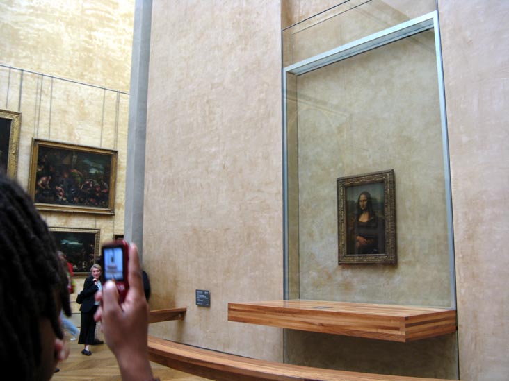 La Joconde (Mona Lisa), Leonardo da Vinci, Room 6, Denon Wing, Musée du Louvre, Paris, France, May 25, 2009