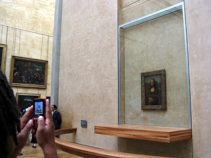 La Joconde (Mona Lisa), Leonardo da Vinci, Room 6, Denon Wing, Musée du Louvre, Paris, France, May 25, 2009
