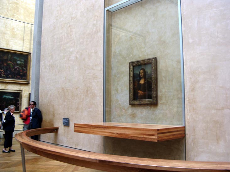 La Joconde (Mona Lisa), Leonardo da Vinci, Room 6, Denon Wing, Musée du Louvre, Paris, France, May 25, 2009