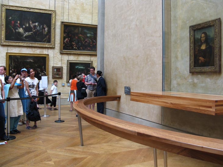 La Joconde (Mona Lisa), Leonardo da Vinci, Room 6, Denon Wing, Musée du Louvre, Paris, France, May 25, 2009