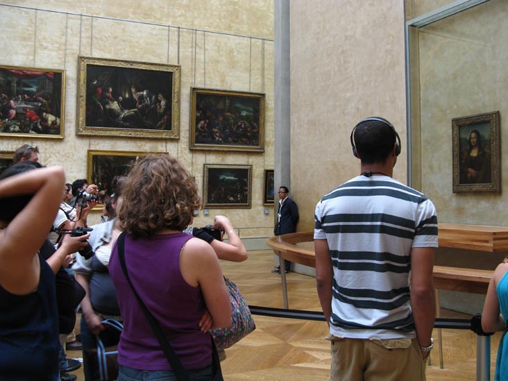 La Joconde (Mona Lisa), Leonardo da Vinci, Room 6, Denon Wing, Musée du Louvre, Paris, France, May 25, 2009
