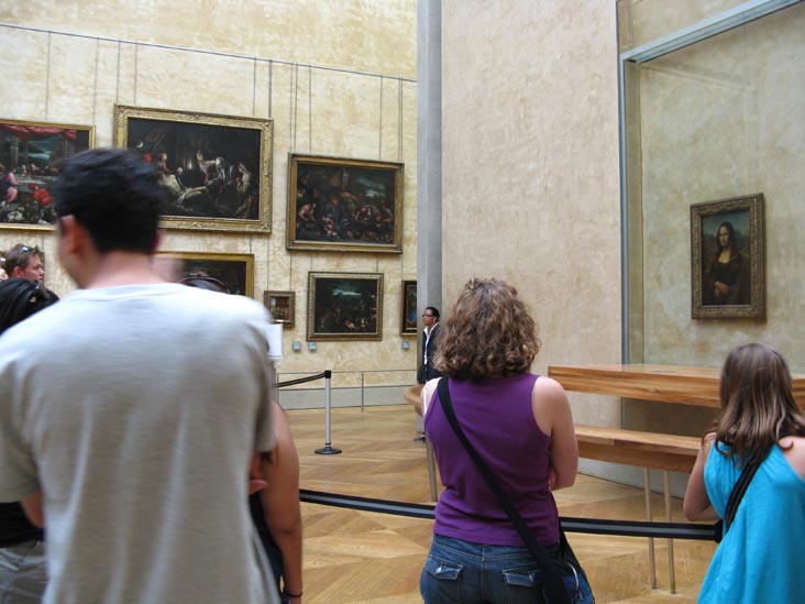 La Joconde (Mona Lisa), Leonardo da Vinci, Room 6, Denon Wing, Musée du Louvre, Paris, France, May 25, 2009