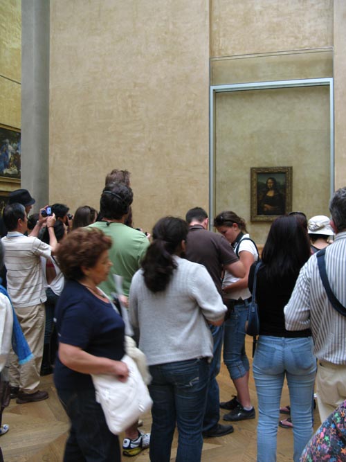 La Joconde (Mona Lisa), Leonardo da Vinci, Room 6, Denon Wing, Musée du Louvre, Paris, France, May 25, 2009