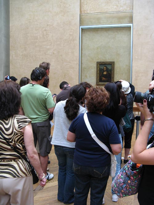 La Joconde (Mona Lisa), Leonardo da Vinci, Room 6, Denon Wing, Musée du Louvre, Paris, France, May 25, 2009